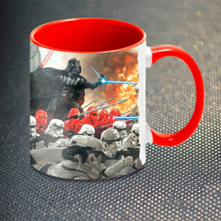 Чашка Fan Girl Дарт Вейдер Darth Vader Star Wars New (14438) 330 мл Червоний - Інтернет-магазин спільних покупок ToGether