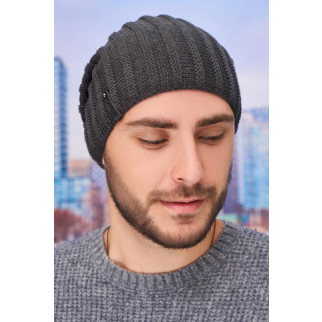 Чоловіча шапка-ковпак "Флоріан" Braxton графіт 56-59 - Інтернет-магазин спільних покупок ToGether