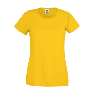 Жіноча футболка легка Fruit of the Loom XS Жовтий (D061420034XS) - Інтернет-магазин спільних покупок ToGether