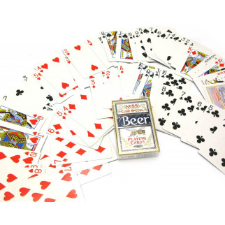 Карти гральні покерні з пластиковим покриттям Duke N098 54 листи 87х62 мм сині (DN24968BL) - Інтернет-магазин спільних покупок ToGether