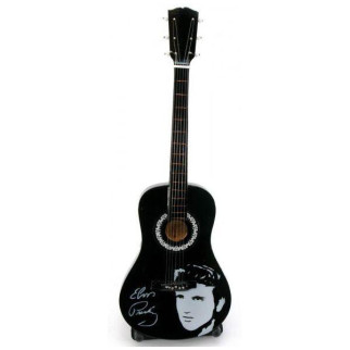 Гітара Elvis мініатюра дерево GUITAR A ELVIS BLACK 24 см чорний (DN29995) - Інтернет-магазин спільних покупок ToGether