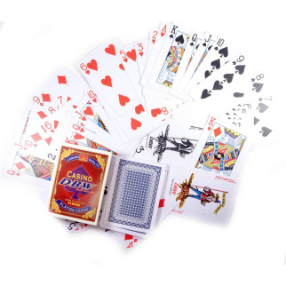 Карти гральні пластикові покерні Duke "Casino DBW" 54 листа 87x62 мм (DN30765) - Інтернет-магазин спільних покупок ToGether