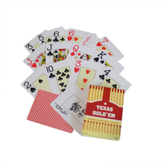 Карти гральні пластикові покерні Duke Texas Hold'em 54 листа 88х68 мм (DN30766RED) - Інтернет-магазин спільних покупок ToGether