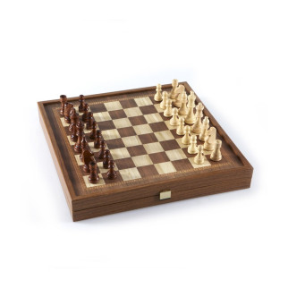 Набір Manopoulos, шахи, шашки та нарди в дерев'яному футлярі 26х26см, 1.2 кг (STP28E) - Інтернет-магазин спільних покупок ToGether