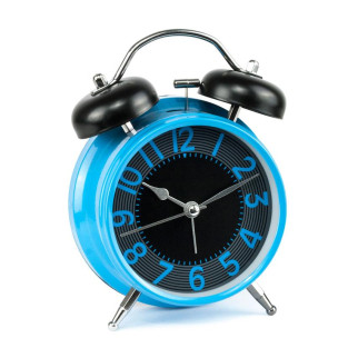 Годинник настільний з будильником À l'infini Горизонт Table clock 16 х 11.5 х 5.5 см Блакитний (22179) - Інтернет-магазин спільних покупок ToGether