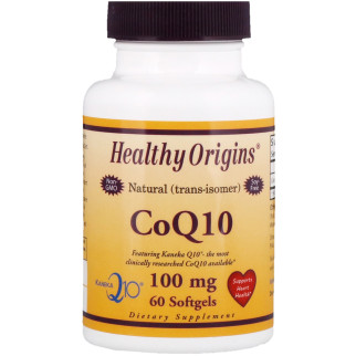Коензим Q10 Healthy Origins Kaneka COQ10 100 мг 60 желатинових капсул (HO35016) - Інтернет-магазин спільних покупок ToGether