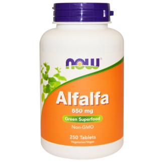 Люцерна Alfalfa Now Foods 650 мг 250 таблеток - Інтернет-магазин спільних покупок ToGether