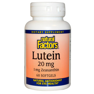 Лютеїн Natural Factors 20 мг Lutein 60 желатинових капсул (NFS01032) - Інтернет-магазин спільних покупок ToGether