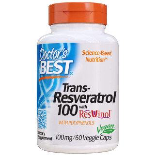 Ресвератрол Doctor's Best Trans-Resveratrol 100 мг 60 гелевих капсул (DRB00171) - Інтернет-магазин спільних покупок ToGether