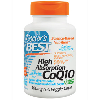 Коензим Q10 Doctor's Best Висока Абсорбація 100 мг BioPerine 60 желатинових капсул (DRB00088) - Інтернет-магазин спільних покупок ToGether