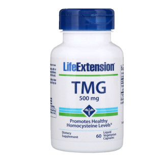 Триметилгліцин ТМГ TMG 500 мг Life Extension 60 вегетаріанських капсул - Інтернет-магазин спільних покупок ToGether