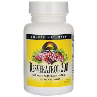Ресвератрол Source Naturals Resveratrol 200 мг 60 таблеток (SN2293) - Інтернет-магазин спільних покупок ToGether