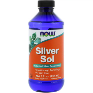 Колоїдне Срібло Now Foods Silver Sol 8 рідких унцій (237 мл) - Інтернет-магазин спільних покупок ToGether