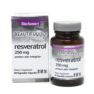 Ресвератрол 250 мг Bluebonnet Nutrition Beautiful Ally Resveratrol 250 мг 30 рослинних капсул - Інтернет-магазин спільних покупок ToGether