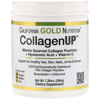 Колаген Пептиди UP без ароматизаторів California Gold Nutrition Collagen 7,26 унц. (206 г) - Інтернет-магазин спільних покупок ToGether