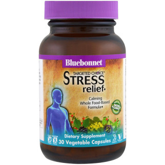 Комплекс для зняття стресу Bluebonnet Nutrition Targeted Choice Stress Relief 30 вегетаріанських капсул - Інтернет-магазин спільних покупок ToGether