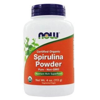 Органічна Спіруліна, Порошок, Organic Spirulina, Now Foods, 113 гр - Інтернет-магазин спільних покупок ToGether