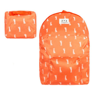 Рюкзак міський складаний ANM Зайці Оранжевий (25145) - Інтернет-магазин спільних покупок ToGether