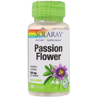Пасифлора Solaray Passion Flower 100 капсул - Інтернет-магазин спільних покупок ToGether