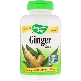Корінь Імбиру, Ginger Root, Nature's Way, 550 мг, 180 капсул - Інтернет-магазин спільних покупок ToGether