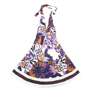 Сукня Літнє Karma Carmina Коттон з оборкою Розмір S Відтінки Фіолетового Рослинний принт (20760) - Інтернет-магазин спільних покупок ToGether