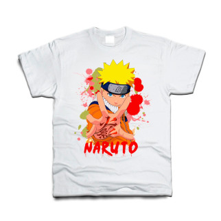 Футболка Наруто Аніме Naruto White XXL (897464) - Інтернет-магазин спільних покупок ToGether