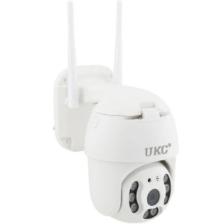 IP камера відеоспостереження вулична з WiFi UKC N3 6913, кольорова з нічною зйомкою, біла - Інтернет-магазин спільних покупок ToGether