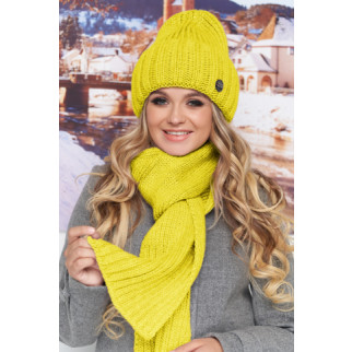 Комплект «Наомі» (шапка та шарф) Braxton жовтий 56-59 - Інтернет-магазин спільних покупок ToGether
