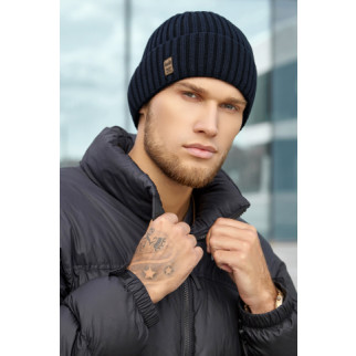Чоловіча шапка "Камет" Braxton темно-синій + чорний 56-59 - Інтернет-магазин спільних покупок ToGether