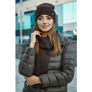 Комплект «Беатріс» (шапка та шарф) Braxton коричневий 56-59 - Інтернет-магазин спільних покупок ToGether