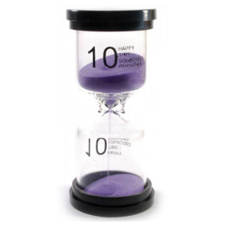Годинник пісочний (10 хвилин) фіолетовий 10 см (DN30777B) - Інтернет-магазин спільних покупок ToGether
