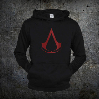 Худі Fruit of the Loom Лого Асассин Крід Assassins Creed Logo Чорний XL (119661) - Інтернет-магазин спільних покупок ToGether