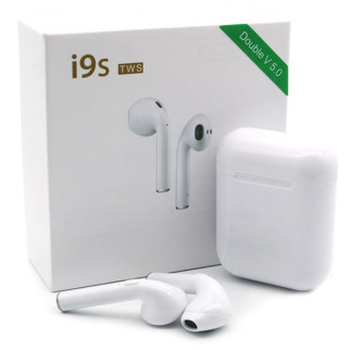 Бездротові блютуз навушники i9s TWS з боксом для заряджання White (au063-hbr) - Інтернет-магазин спільних покупок ToGether