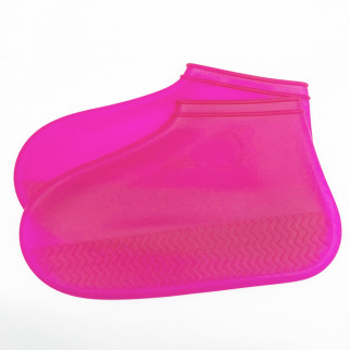 Чохли бахили для взуття Yourstep силіконові від води/бруду L Pink (kz136-hbr) - Інтернет-магазин спільних покупок ToGether