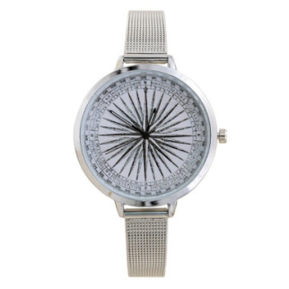 Наручний годинник жіночий Quartz Travel Compass silver (hub_jhc5q5) - Інтернет-магазин спільних покупок ToGether