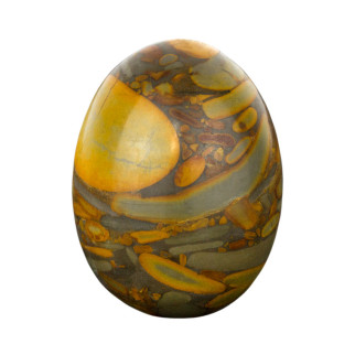 Фігурка Яйце Натуральний Камінь Розмір 4,8х3,6х3,6 см Коричневий (13097) - Інтернет-магазин спільних покупок ToGether