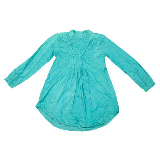Блуза з довгим рукавом Karma Коттон Розмір S Бірюзовий (20733) - Інтернет-магазин спільних покупок ToGether