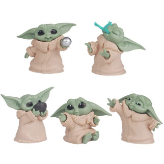 Набір ігрових фігурок Sanix Зіркові війни: Мандалорець Baby Yoda 5 шт (ASW1100198) - Інтернет-магазин спільних покупок ToGether