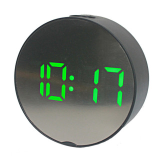 Електронний годинник DT-6505 Чорний із зеленим підсвічуванням - Інтернет-магазин спільних покупок ToGether