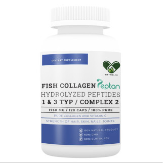 Колаген з Вітаміном З En`vie Lab COMPLEX 2 FISH | 1750 мг. (120 капс) - Інтернет-магазин спільних покупок ToGether