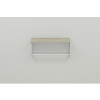 Полиця настінна Ferrum-decor Юзібі 270x500x150 метал Білий ДСП Сонома 16 мм (UZI0011) - Інтернет-магазин спільних покупок ToGether