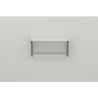 Полиця настінна Ferrum-decor Юзібі 270x700x150 метал Сірий ДСП Біле 16 мм (UZI0057) - Інтернет-магазин спільних покупок ToGether