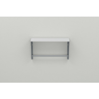Полиця настінна Ferrum-decor Світ 300x500x150 метал Сірий ДСП Біле 16 мм (SVI0015) - Інтернет-магазин спільних покупок ToGether