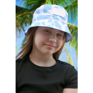 Дитяча панама «Буренка» Braxton білий + блакитний 52-56 - Інтернет-магазин спільних покупок ToGether