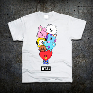 Футболка Fruit of the Loom Талісмани BT21 БТ21 групи BTS L (6927400) - Інтернет-магазин спільних покупок ToGether