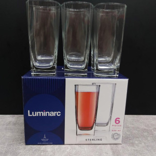 Набір склянок 6 шт Luminarc Sterling 330 мл високі 7666 LUM SP - Інтернет-магазин спільних покупок ToGether