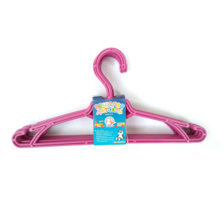 Вішалка для одягу дитяча 5 шт рожева Альона 121074 - Інтернет-магазин спільних покупок ToGether