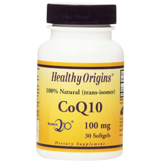 Коензим Q10, Kaneka (COQ10), Healthy Origins, 100 мг, 30 желатинових капсул - Інтернет-магазин спільних покупок ToGether