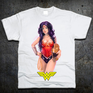 Футболка Fruit of the Loom Диво Жінка - Wonder Woman DC Comics Білий XXL (7191092) - Інтернет-магазин спільних покупок ToGether