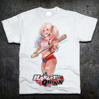 Футболка Fruit of the Loom Харлі Квін ДС Harley Quinn DC Comics Білий XXL (7192148) - Інтернет-магазин спільних покупок ToGether